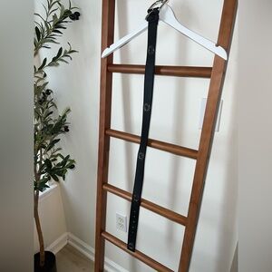 Michael Kors Wooden Ladder Rack with Black Strap